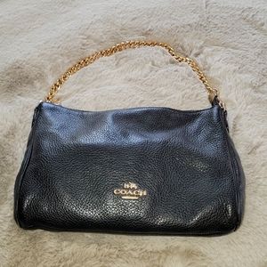 Black and Gold Coach bag